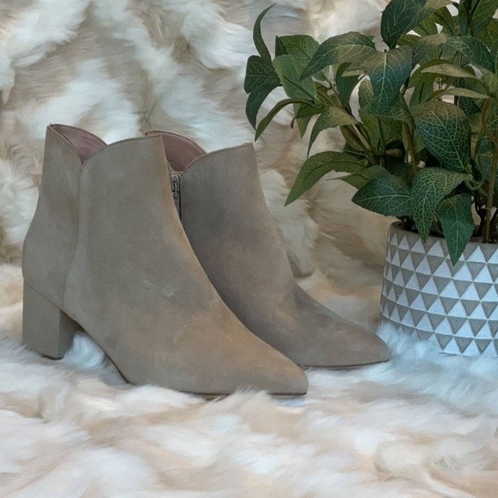 Cole Haan - Elyse Tan / Taupe Suede Boots